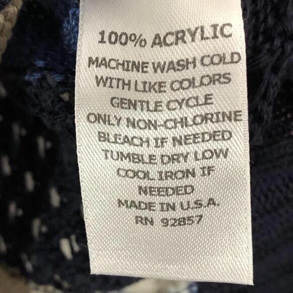 Absolutely Creative Worldwide Size XL Multicolor Striped Knit Sweater Preppy - Picture 4 of 4